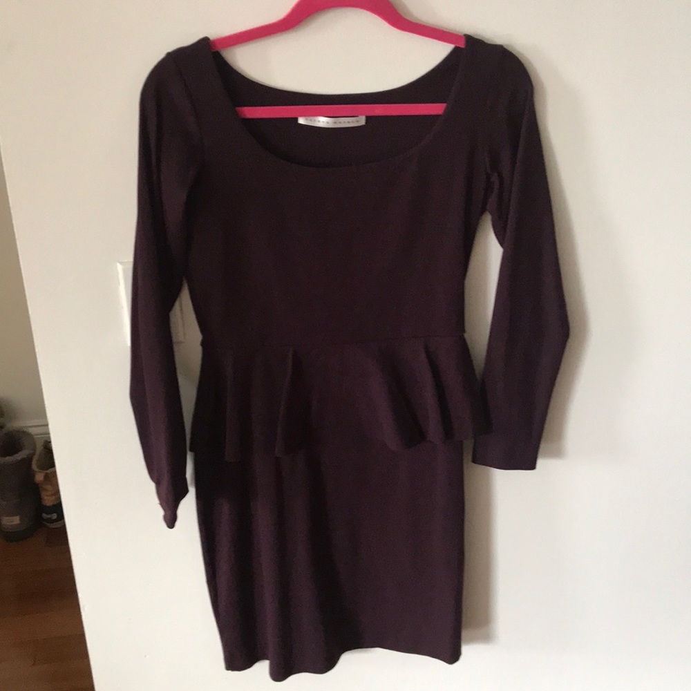 Susana Monaco Long Sleeve Ponte Dress